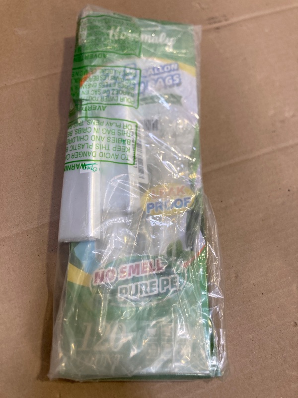 Photo 1 of 2.5 Gallon 120 pcs(2.5-2.6 Gal) Small Clear Trash Bags, Strong 2.5 Gallon 2.6 Gallon Garbage Bags, Bathroom Trash Can Bin Liners,Mini Bags Waste Basket Liner,Fit 6-10 Liter, 2.5-2.6 Gal (2.5C120)