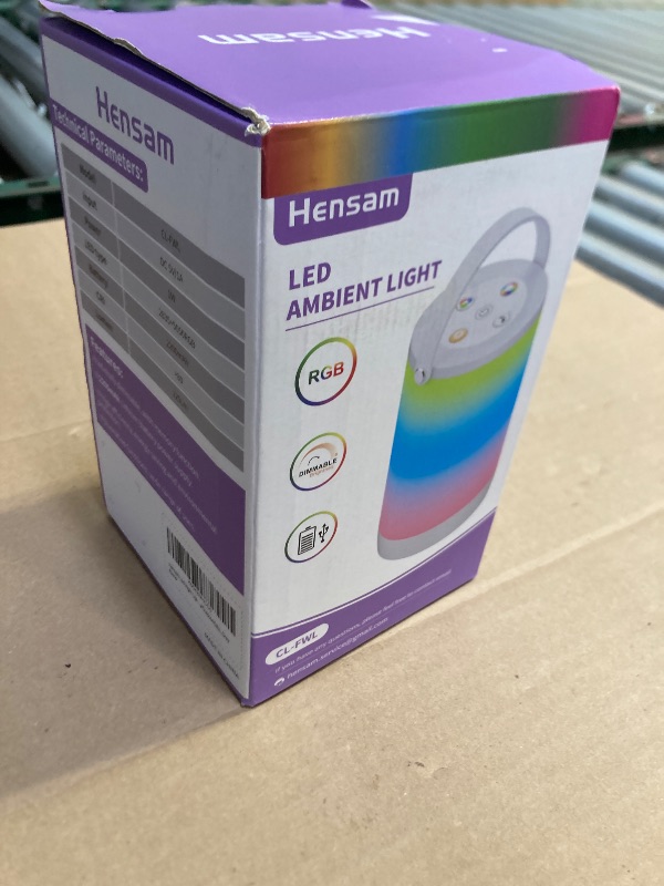 Photo 1 of Hensam Night Light for Kids, Portable USB Night Lamp with 2200 mAh Battery, Bright Color Changing Light for Nightstand, Small Touch Bedroom Table Lamp for Girls, Boys, Toddler