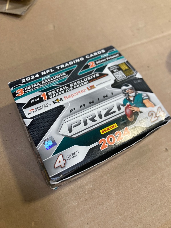 Photo 1 of 2024 Panini PRIZM NFL Football Trading Cards - Retail Box