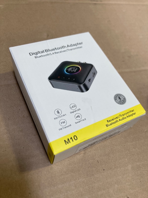 Photo 1 of Bluetooth 5.4 Transmitter Receiver 3-in-1 Bluetooth Adapter HiFi Audio Receiver FM Transmitter with LED Display 3.5mm AUX RCA USB for TV/Car/PC/Home Stereo/Speakers
