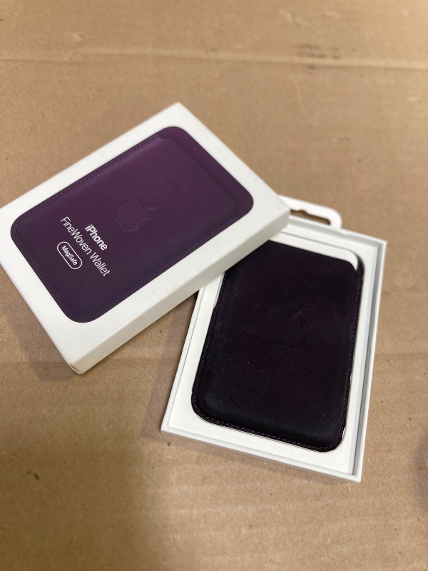 Photo 1 of Apple iPhone FineWoven Wallet with MagSafe - Blackberry ???????