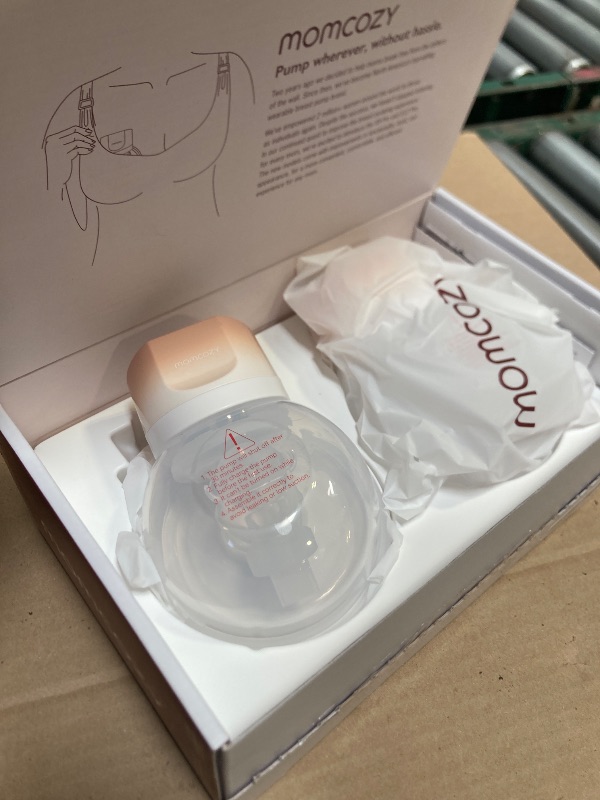 Photo 1 of Momcozy Hands-Free Breast Pump S12 Pro, Wearable & Portable Pump with Soft DoubleFit Flange, 3 Modes | 9 Levels Double Electric Pump, Smart Display, 24mm, 2 Pack, Cozy Pink