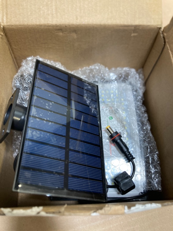 Photo 1 of Adiding Solar Outdoor Lights, 3500LM LED Flood Lights with 16.4 Ft Cable, Remote Control Solar Motion Sensor Lights with 3 Modes, Solar Powered Security Lights for Outside Patio, Yard, Garage