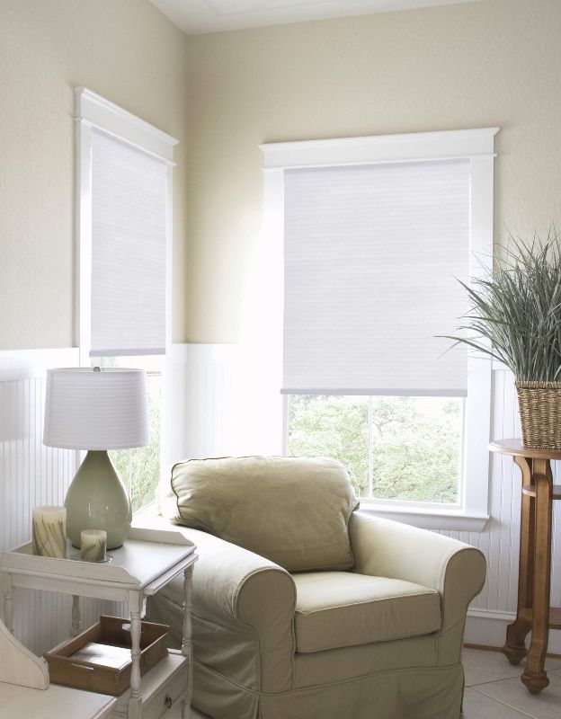 Photo 1 of Richfield Studios Cordless Light Filtering Cellular Shade Marshmallow 46.5 X 72 INCHES