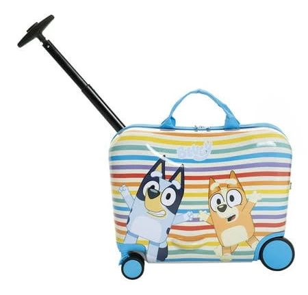 Photo 1 of BBC Bluey Kid's Ride On Luggage - Blue