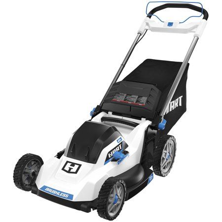 Photo 1 of HART 40-Volt 20-inch Cordless Brushless Push Mower Kit (1) 6.0Ah Lithium-Ion Battery