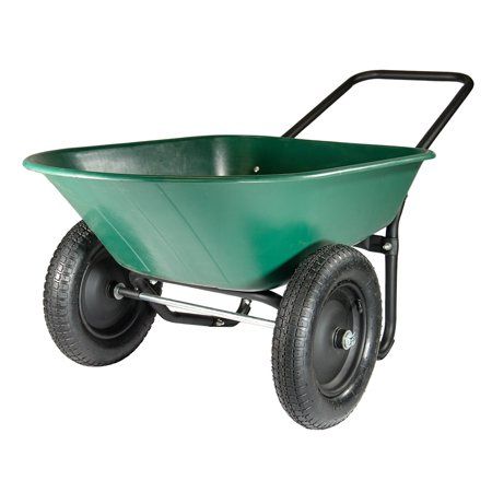 Photo 1 of  Yard Rover Garden Star Poly Residential Wheelbarrow 5 Cu Ft 