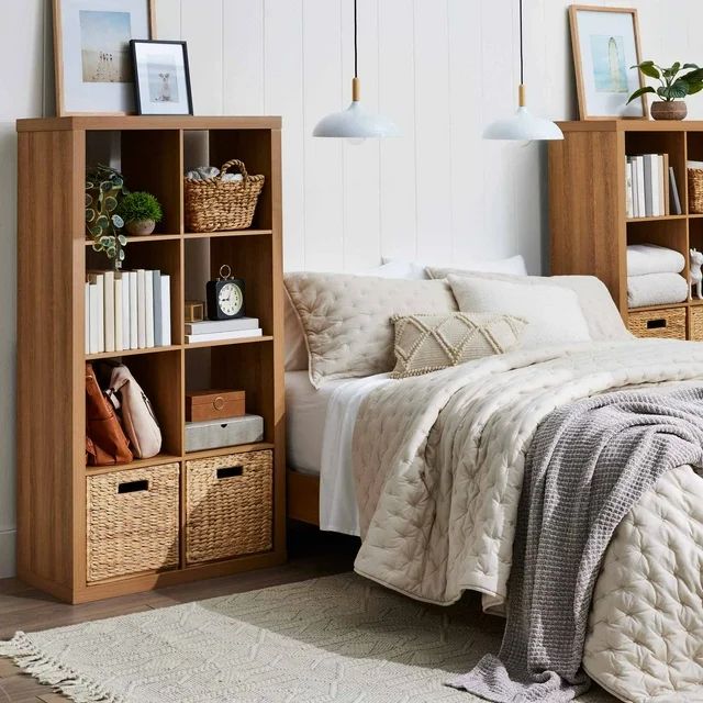 Photo 1 of Better Homes & Gardens 8 Cube Storage Organizer, Light Honey