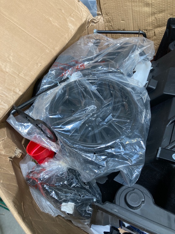 Photo 1 of  24V Kids Ride on Toys, Dump Truck 2 Seater w/Sun Shade, Dump Bed & Shovel, 5MPH, 4WD Kids' Electric Vehicles, Electric Car w/Remote, Electric Car for Toddler, 3 Speeds, LED Lights, Music?Navy Blue 