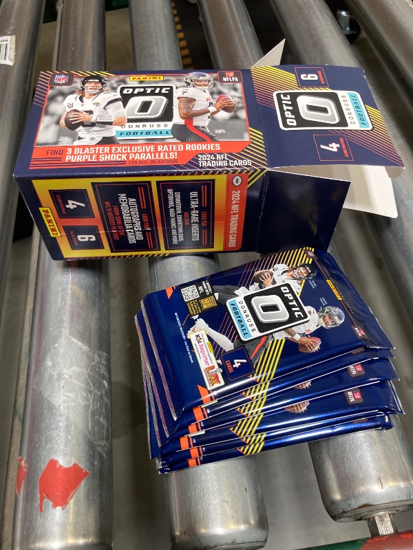 Photo 1 of 2024 Panini Donruss Optic Football 6-Pack Blaster Box 