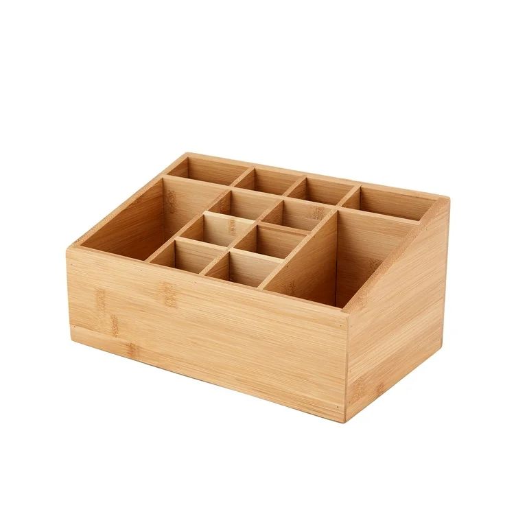 Photo 1 of Better Homes & Gardens Brown Bamboo Bathroom Cosmetic & Toiletry Organizer