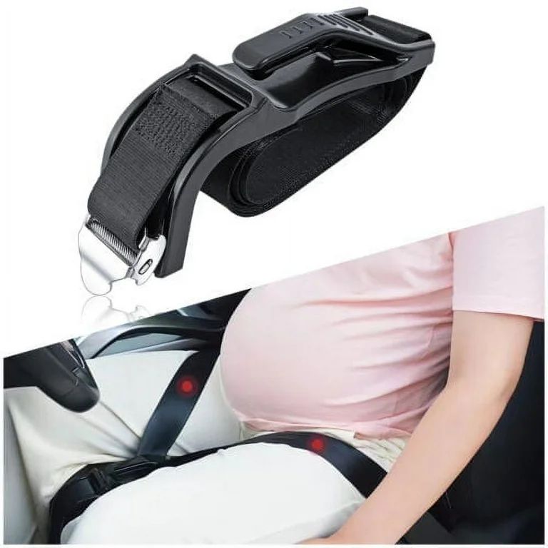 Photo 1 of Beiyoyo Pregnancy Seat Belt Adjuster ,Pregnancy Buffer Adjuster, Pregnancy Car Seat Belt Adjuster,Pregnancy Bump Strap,Pregnancy Must Haves for Car (Mamba Black)