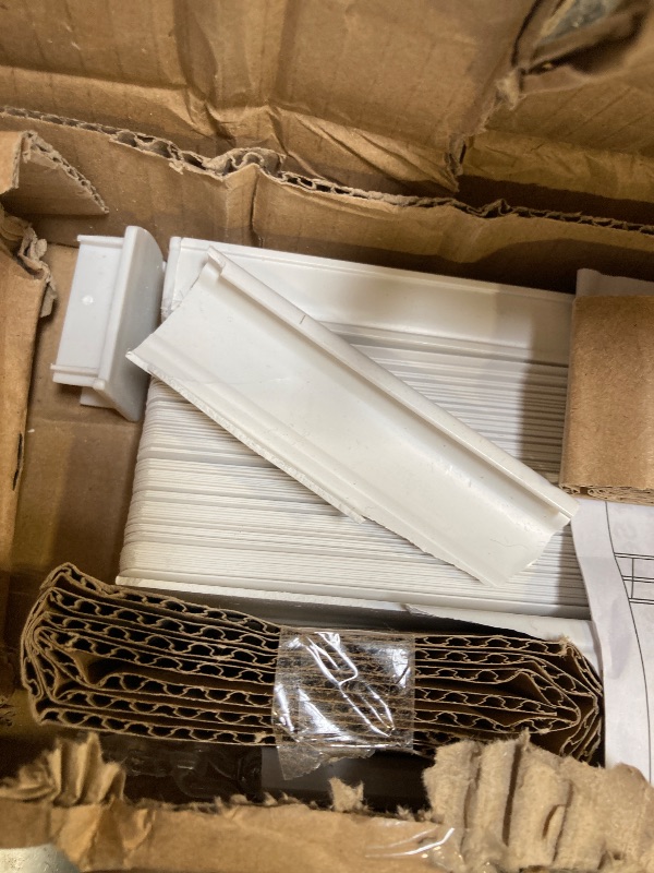 Photo 1 of  Mainstays 1 Cordless Room Darkening Vinyl Blinds White 42 Width X 64 Length 