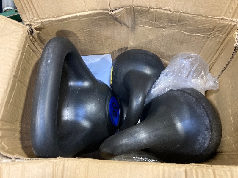 Photo 1 of  BalanceFrom Wide Grip Kettlebell Exercise Fitness Weight Set 3-Pieces: 10lb 15lb and 20lb Kettlebells 