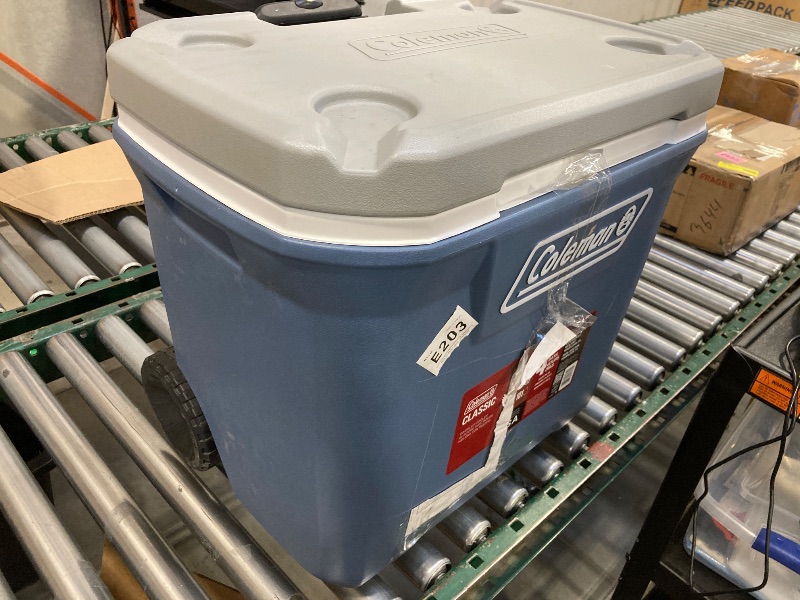Photo 1 of  Coleman 316 Series 60QT Hard Chest Wheeled Cooler Lakeside Blue 