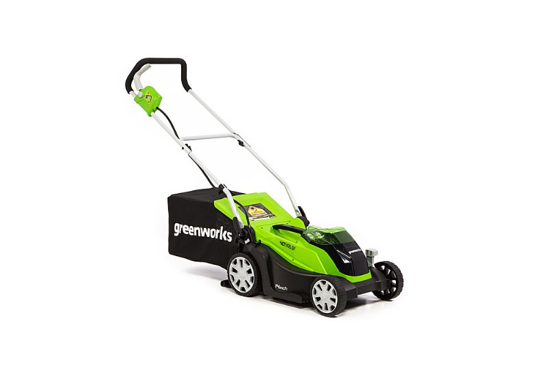 Photo 1 of Greenworks 40V 17 Cordless Walk-Behind Push Lawn Mower with 4.0 Ah Battery and Charger 2508302