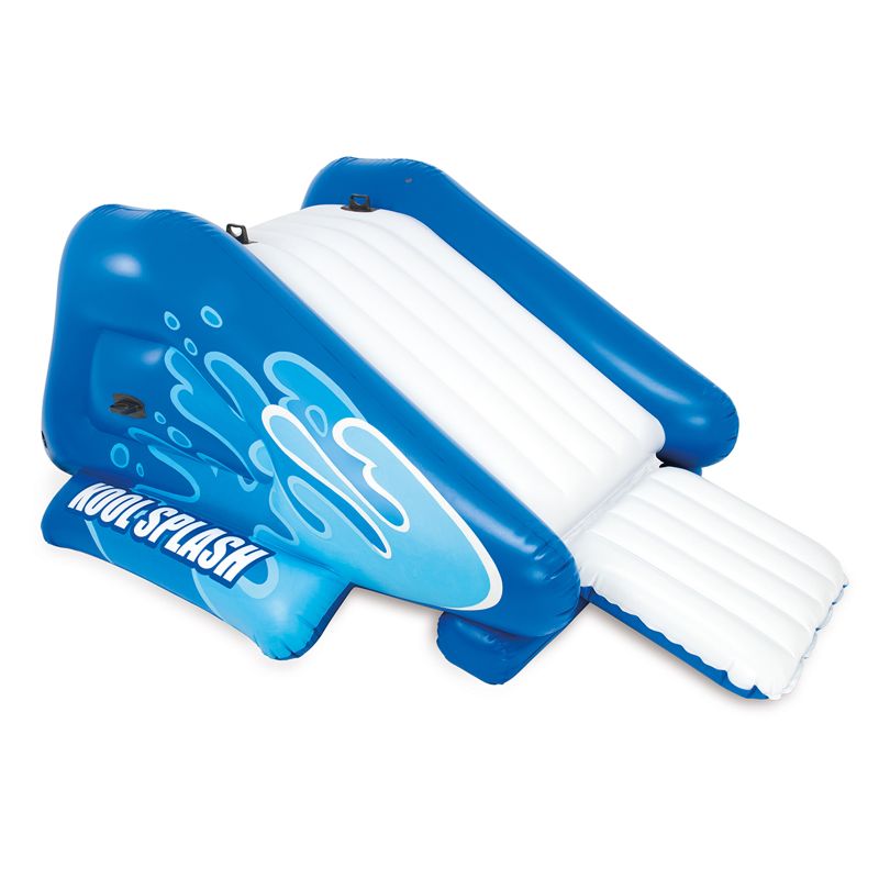 Photo 1 of INTEX Kool Splash Inflatable Swimming Pool Water Slide + Quick Fill Air Pump