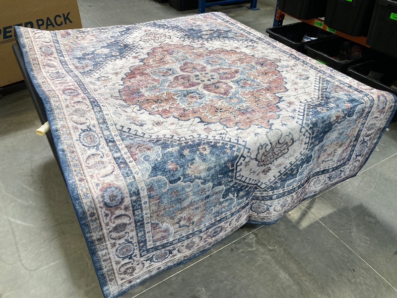 Photo 1 of Wyatt & Ash Washable Indoor Area Rug, Geraldine, 5 ft. 3 in x 7 ft. x 5 in