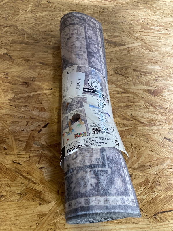 Photo 1 of Wyatt & Ash Washable Indoor Area Rug, Darya, 2 x 6 feet