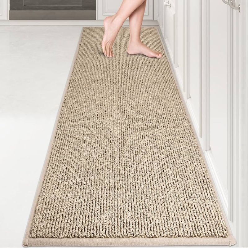 Photo 1 of Off the Loom runner rug beige 2ft x 7 ft