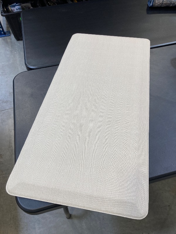 Photo 1 of Casual Anti Fatigue Kitchen or Laundry Room Off White 20 in. x 42 in. Indoor Comfort Mat