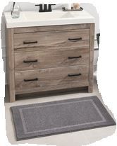 Photo 1 of Purely Indulgent Bath Rug, Grey, 2 x 3 feet