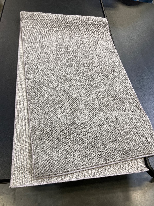 Photo 1 of Off the Loom runner rug grey 2ft x 7 ft