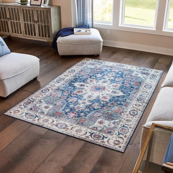 Photo 1 of Wyatt & Ash Washable Area Rug, Aliyah, 2 x 6 feet 