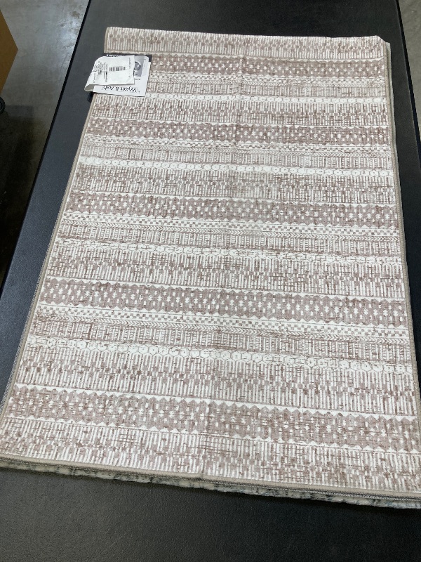 Photo 1 of Wyatt & Ash Washable Area Rug, Oakley, 2 x 6 feet