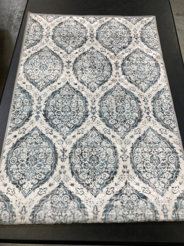Photo 1 of Wyatt & Ash Washable Area Rug, Alisha, 2 x 6 feet