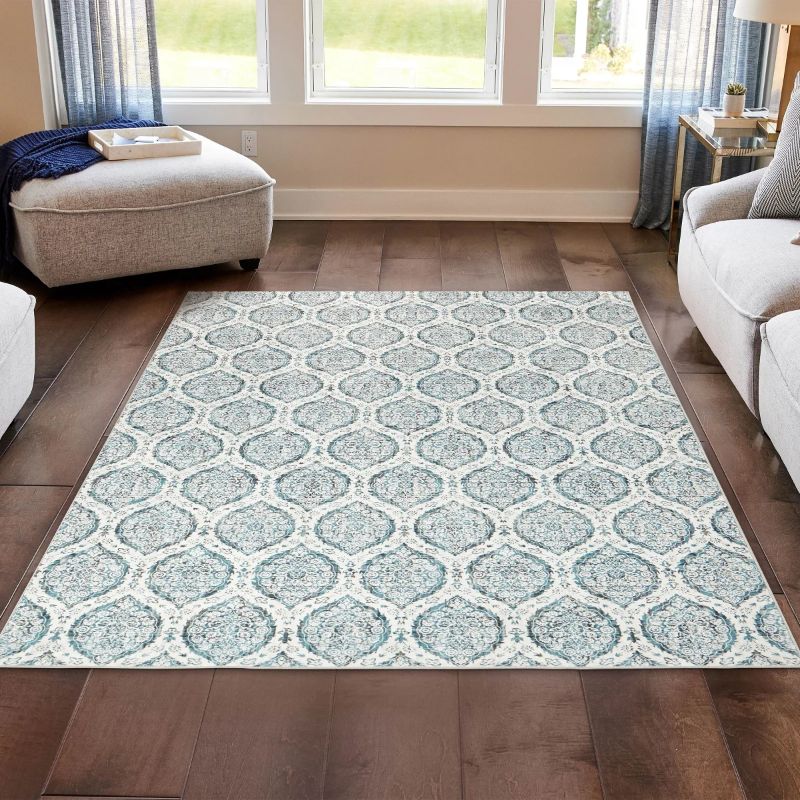 Photo 1 of Wyatt & Ash Washable Area Rug, Alisha, 2 x 6 feet