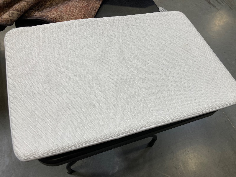 Photo 1 of Cotton Memory Foam Bath Mat, 24 x 36 inches, White