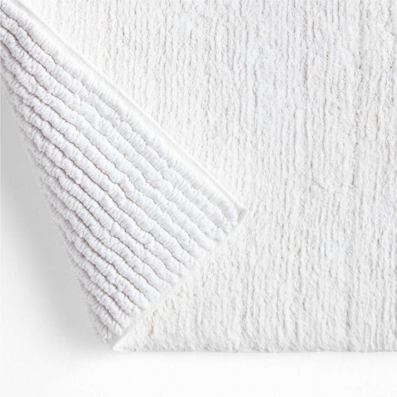 Photo 1 of Cotton Memory Foam Bath Mat, 24 x 36 inches, white