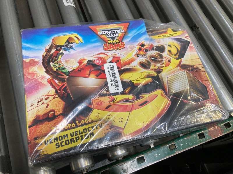 Photo 1 of Monster Jam Mini, El Toro Loco Venom Velocity Scorpion Playset, 2 Exclusive Die-Cast El Toro Loco and Max-D Monster Truck, Kids Toys for Boys Ages 3 and Up