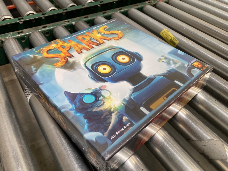 Photo 1 of Sparks Board Game - Built a Robot Factory in a Dice Drafting Strategy Game for Kids & Adults, Ages 12+, 1-4 Players, 45 Minute Playtime, Made by Surfin' Meeple