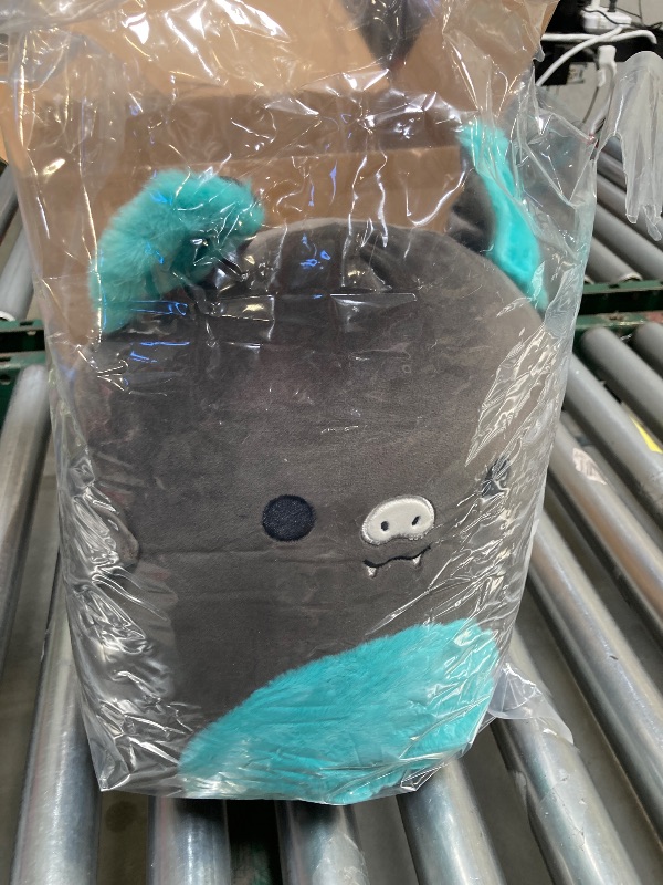 Photo 1 of Squishmallows 12-Inch Aldous Teal and Black Fruit Bat - Medium-Sized Ultrasoft Official Kelly Toy Plush