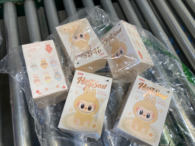 Photo 1 of POP MART THE MONSTERS - Have a Seat Vinyl Plush Blind Box, 5 PCs THE MONSTERS Blind Box Figures, Random Design Action Figures Collectible Toys Home Decorations, Holiday Birthday Gifts, Whole Set