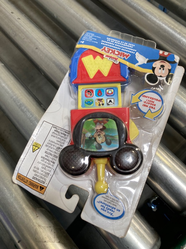 Photo 1 of Disney Junior Mickey Mouse Funhouse Communicator with Lights and Sounds, Officially Licensed Kids Toys for Ages 3 Up by Just Play