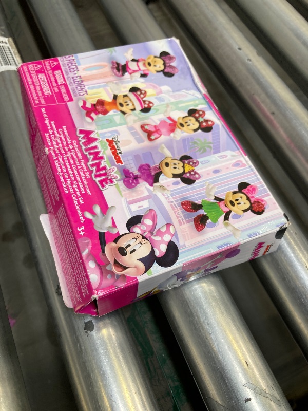 Photo 1 of Disney Junior Minnie Mouse 3-inch Collectible Figure Set, 5 Piece Set, Kids Toys for Ages 3 Up by Just Play