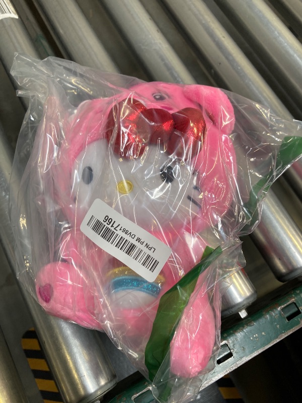 Photo 1 of Care Bears Hello Kitty Dressed As Cheer Bear 8" Fun-Size Plush - Soft, Huggable Bestie! – Good for Girls and Boys, Employees, Collectors, Ages 4+