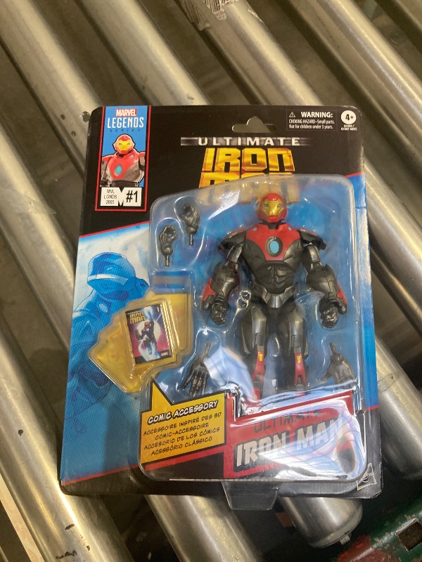 Photo 1 of Marvel Legends Series Ultimate Iron Man, Comics-Inspired Collectible 6-Inch Scale Action Figure with Character-Sized Comic Accessory