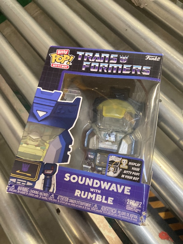 Photo 1 of Funko Pop! Bitty Bots: Transformers - Soundwave with Rumble