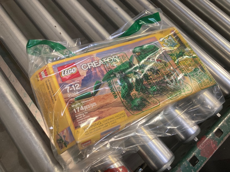 Photo 1 of LEGO Creator 3 in 1 Mighty Dinosaur Toy, Transforms from T. rex to Triceratops to Pterodactyl Dinosaur Figures, Great Gift for 7-12 Year Old Boys & Girls, 31058