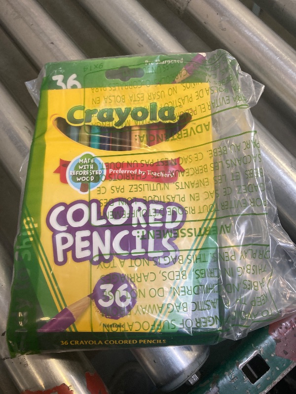 Photo 1 of Crayola Colored Pencils (36ct), Kids Pencil Set, Back to School Essentials, Must Have Classroom Supplies for Kids, Pre-Sharpened Coloring Book Pencils, 3+
