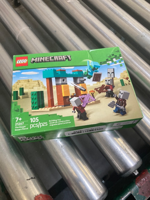 Photo 1 of LEGO Minecraft The Illager Desert Patrol Toy Figures and Playset - Building Minecraft Toy for Kids, Boys and Girls, Ages 7+ - with 4 Figures for Pretend Play - Gift Idea for Birthdays - 21267