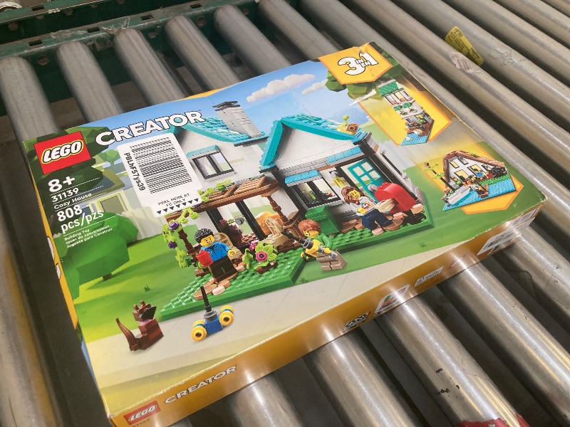 Photo 1 of LEGO Creator 3 in 1 Cozy House Building Kit, Rebuild into 3 Different Houses, Includes Family Minifigures and Accessories, DIY Building Toy Ideas for Outdoor Play for Kids, Boys and Girls, 31139
