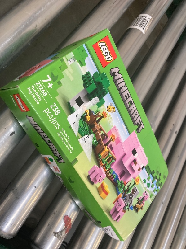 Photo 1 of LEGO Minecraft The Baby Pig House Toy Figures and Playset - Building Minecraft Toy for Kids, Boys and Girls, Ages 7+ - Gift for Birthdays - with 2 Minifigures for Pretend Play - 21268