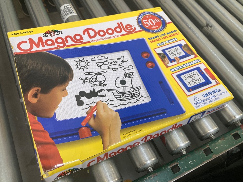 Photo 1 of Cra-Z-Art Retro Magna Doodle - 50 Years of Creative Fun – Classic Magnetic Drawing Board Toy, Ages 3+