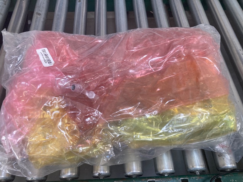 Photo 1 of FUNBOY Multi Color Clear Rainbow Leisure Water Chair Tube Pool Float Large Perfect for Summer Pool Parties
