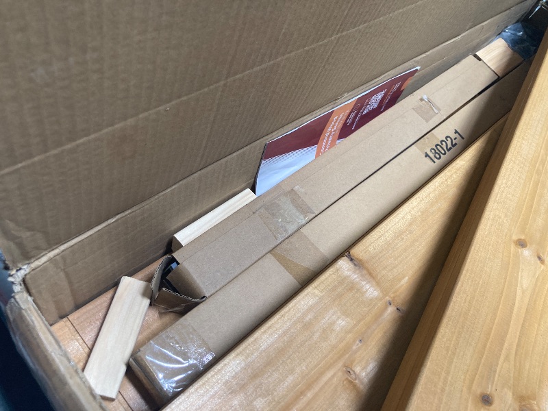 Photo 1 of 5ft H x 3.2ft W (1 Panel) No Dig Enclo Concord Cedar Wood Privacy Screen, Great to Hide Trash Cans, Decorative Patio Privacy Screen, Outdoor Privacy Fence Panel, Air Conditioner Fence, EC18022